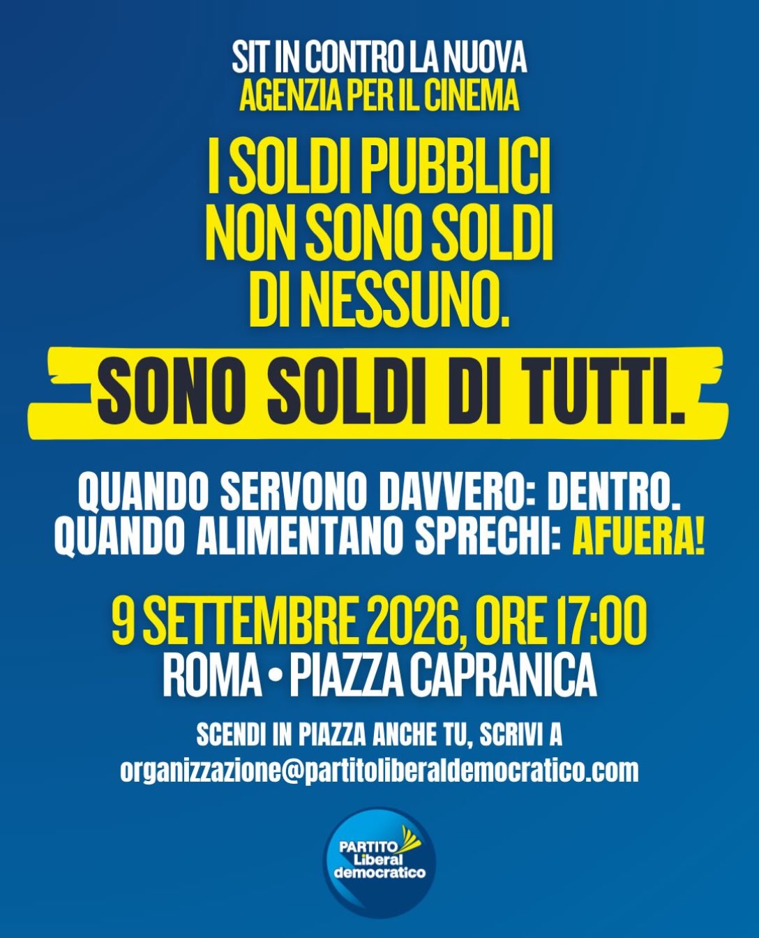 I soldi pubblici non sono soldi di nessuno.
Sono le tasse di chi lavora, e proprio per questo andre