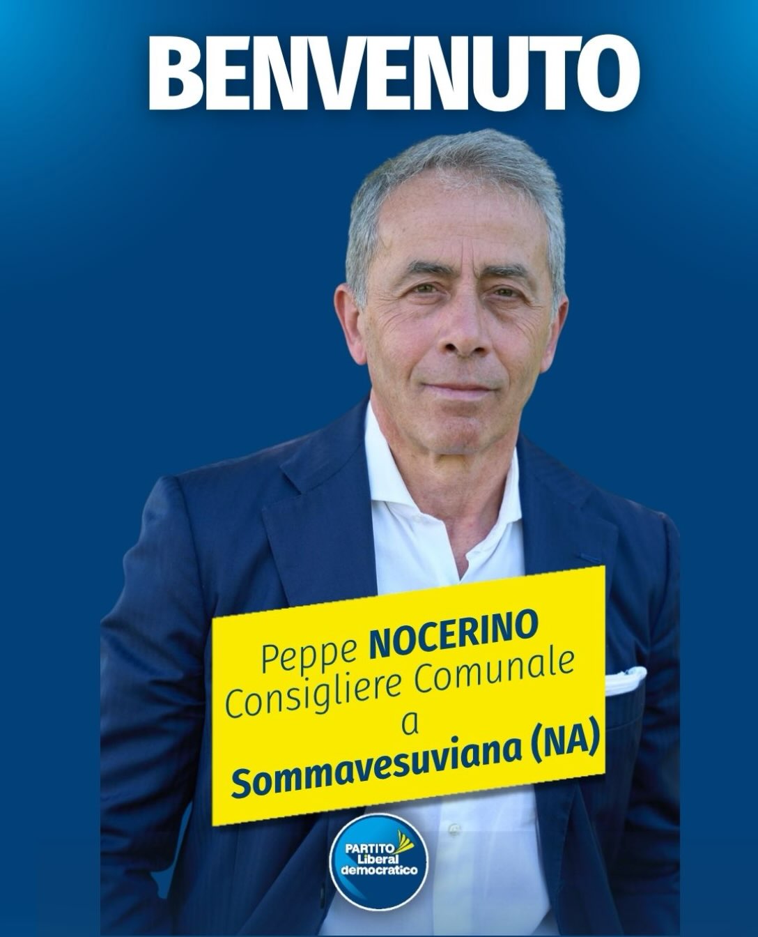 Benvenuto nel Partito Liberaldemocratico a Peppe Nocerino, commercialista, ex-consigliere della cit