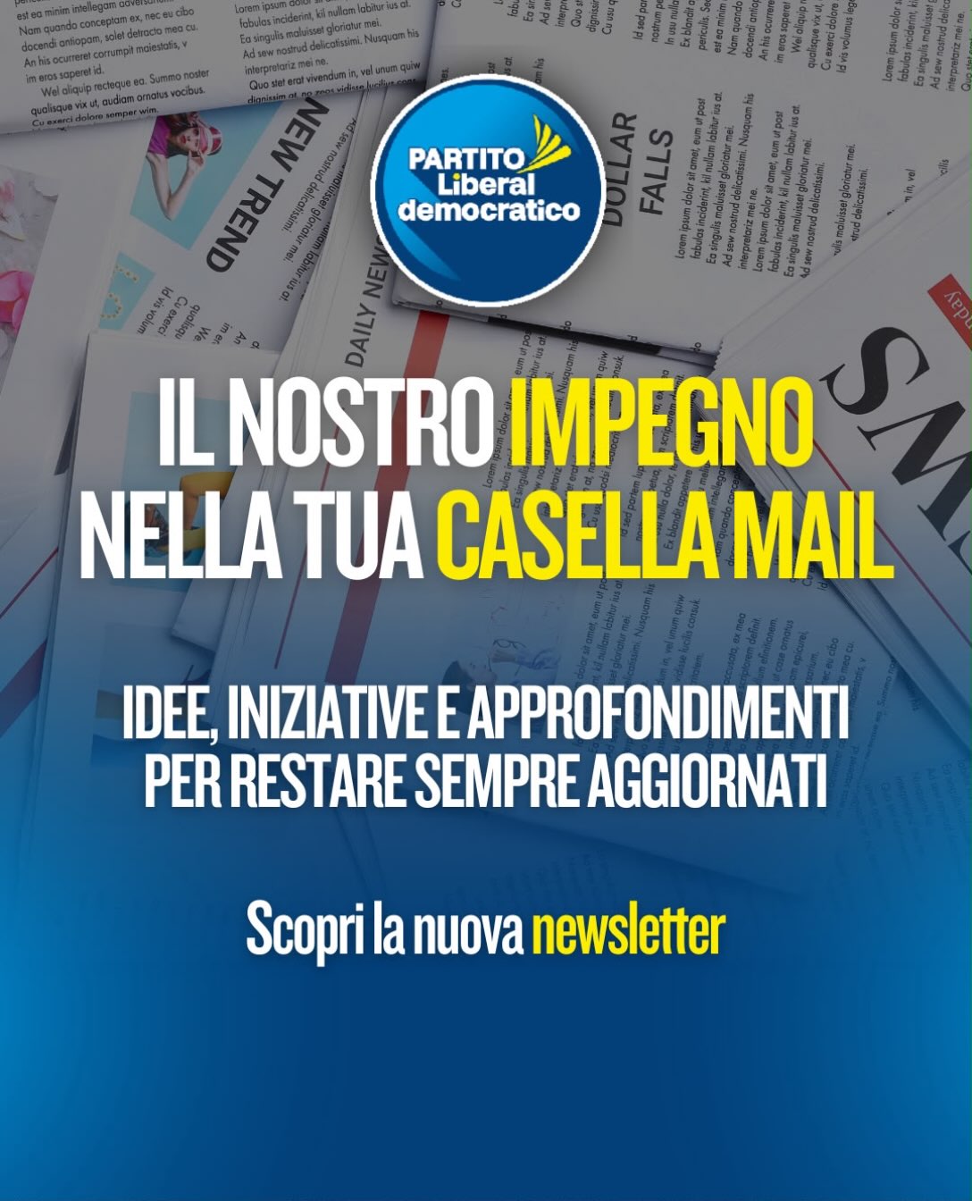 La politica non è fatta solo di dichiarazioni. È fatta di idee, proposte e approfondimenti.
Da oggi
